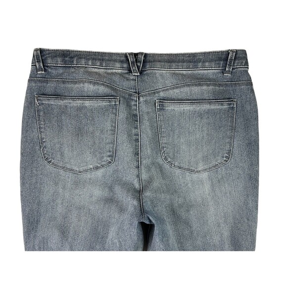 Wit & Wisdom High-Rise 'Ab'solution Shinny Jeans w Raw Hem Women's Size 16 - Picture 6 of 13